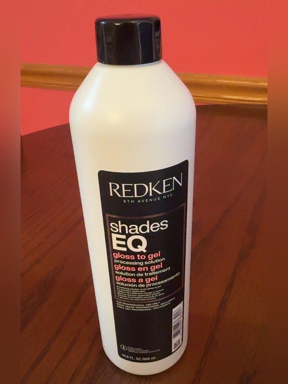Redken Shades EQ Gloss to Gel Processing Solution Developer 16.9 fl oz BRAND NEW